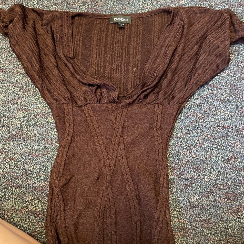 Brown Bebe top